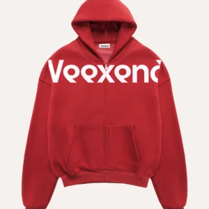 Red Zip Hoodie